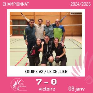 Rencontre J4 de la V2 : Vigneux contre Le Cellier (victoire)
